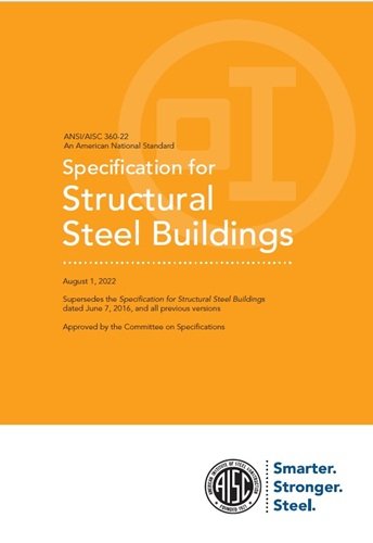 360-22 Specification for Structural Steel Buildings (AISC 360-22) - Image 1